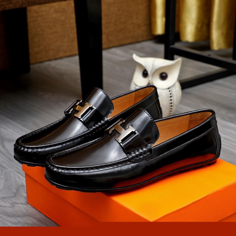 H**mes leather shoes